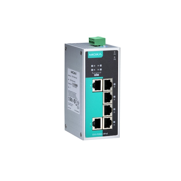 Moxa Ethernet Switch - Fast Ethernet - 1000Base-T - Optical Fiber, Twisted Pair - PoE Ports